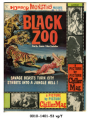 Horror Monsters Presents Black Zoo © Fall 1963 Charlton Publication